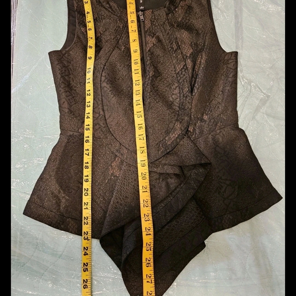Womens W118 Walter Baker Peplum Top-Size Small - Picture 15 of 17